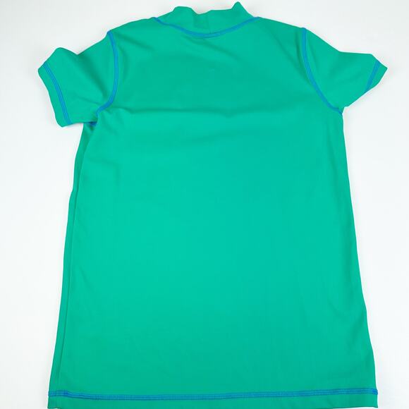 Mini Boden Short Sleeve Pocket Rash Guard Swim Shirt Green Kids Size 11-12Y - Picture 6 of 8